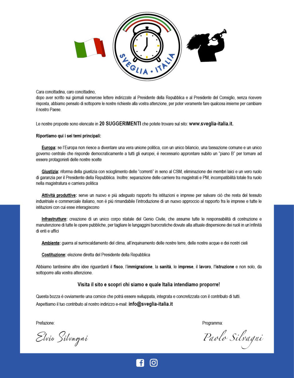 Corriere della sera – La Repubblica – La Stampa – La verità – Libero – QN – 26 giugno 2020 Lettera n. 7  Partito Moderato d’Italia